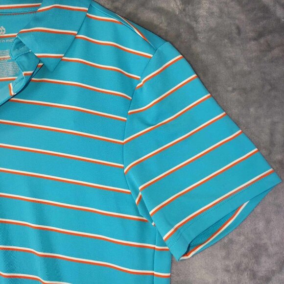 All In Motion Men's S Blue Vibrant Stretchy Preppy Minimalist Athleisure Shirt - Picture 5 of 11